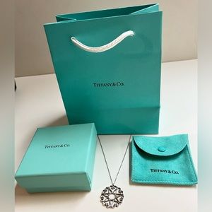 TIFFANY & CO PALOMA PICASSO HEARTS NECKLACE PENDANT SILVER NEW
